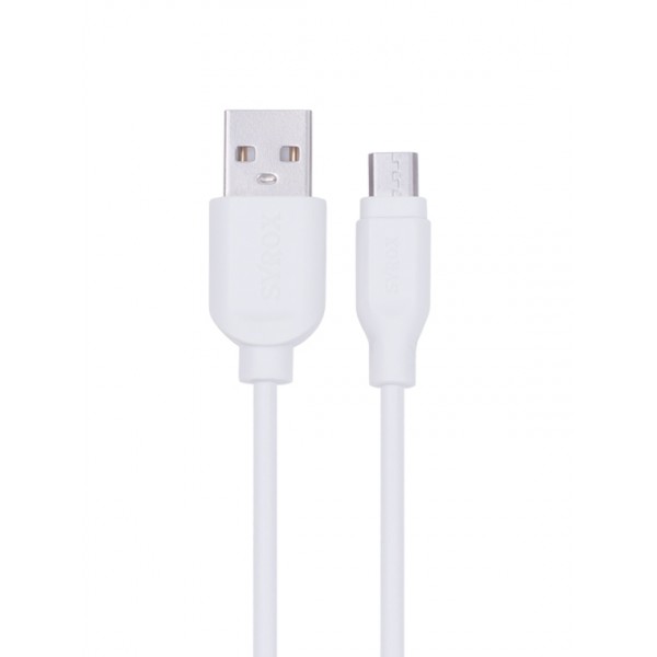 Syrox C67 Micro USB - USB Kısa Şarj Kablosu 2A 20cm - Beyaz…