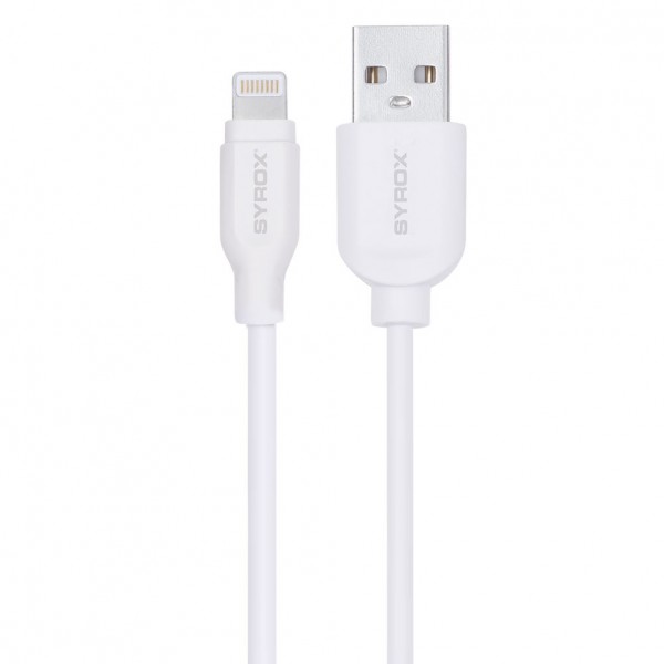Syrox C85 Lightning USB Şarj ve Data Kablosu 2.0A 1mt Beyaz…