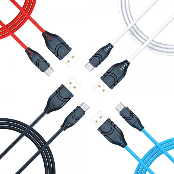 Syrox C98 Micro USB Flex Silikon Data/Şarj Kablosu 2.1A 1.1mt…