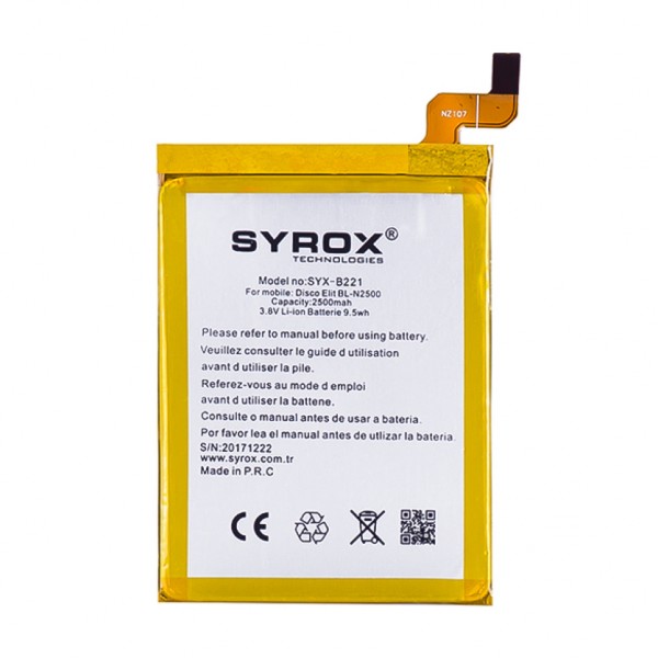 Syrox General Mobile Discovery Elite Batarya 2500 mAh B221…