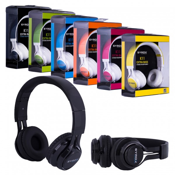 Syrox K11 Mikrofonlu Stereo Kulak Üstü Kablolu Kulaklık…