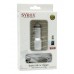 Syrox C32 Metal Araç İçi Şarj Adaptörü ve Micro USB Kablo Set 3.1A Füme