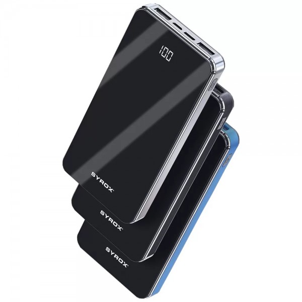 Syrox PB121 10000 mAh Powerbank Led Ekranlı Taşınabilir Batarya… Syrox PB121 10000 mAh Powerbank Led Ekranlı Taşınabilir Batarya…