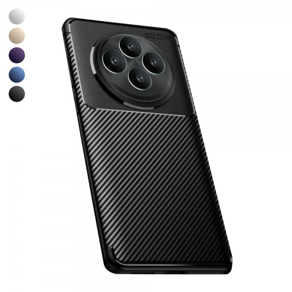 Tecno Spark 30C Kılıf Focus Carbon Silikon Kapak…