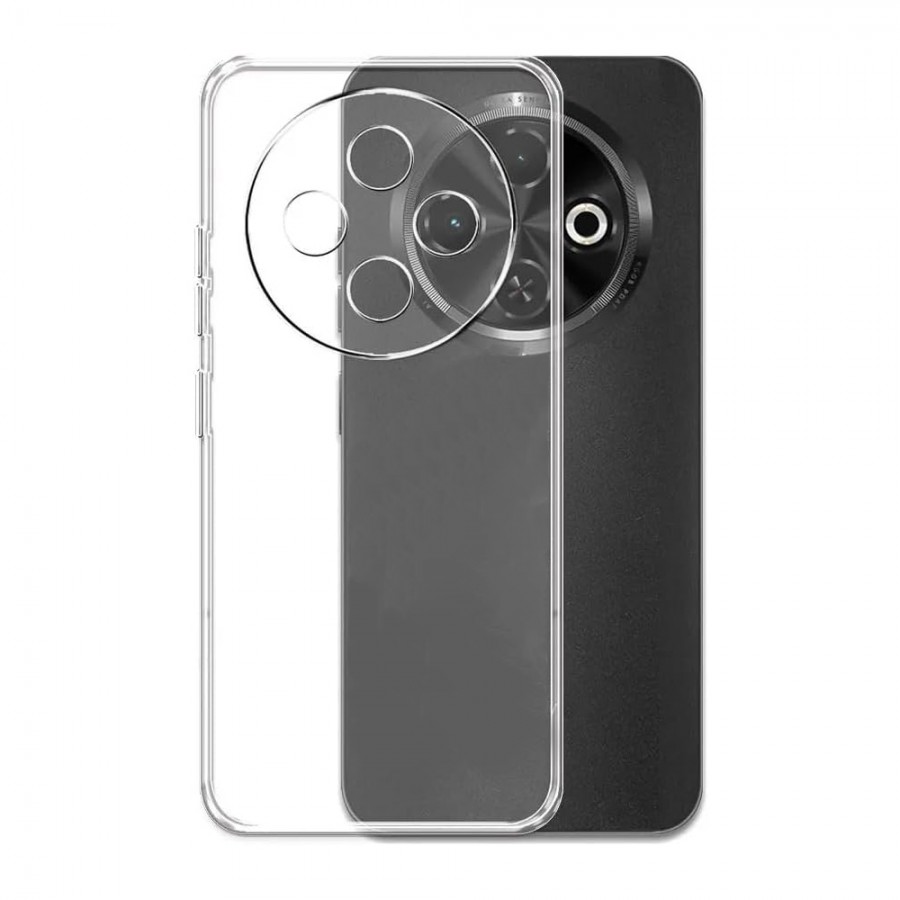 Tecno Spark 30c Kılıf Kamera Korumalı Silikon Şeffaf Arka Kapak