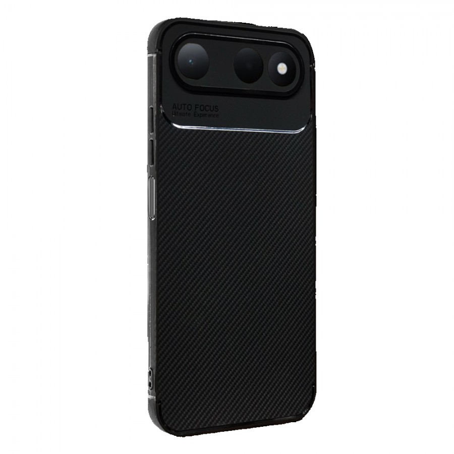Tecno Spark 50 5G Kılıf Focus Carbon Silikon Kapak Tecno Spark 50 5G Kılıf Focus Carbon Silikon Kapak