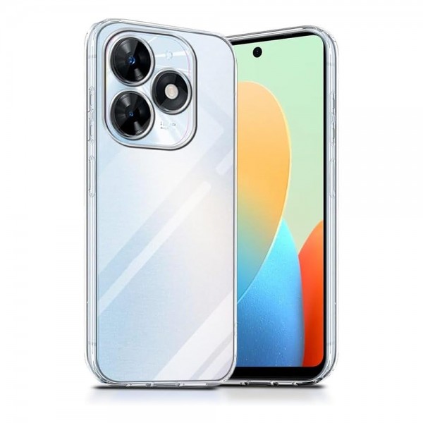 Tecno Spark Go 2024 Kılıf Kamera Korumalı Silikon Şeffaf Arka Kapa…