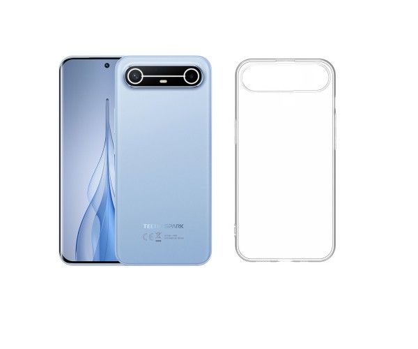 Tecno Spark Slim Kılıf Kamera Korumalı Silikon Lux Şeffaf Kapak&hellip;