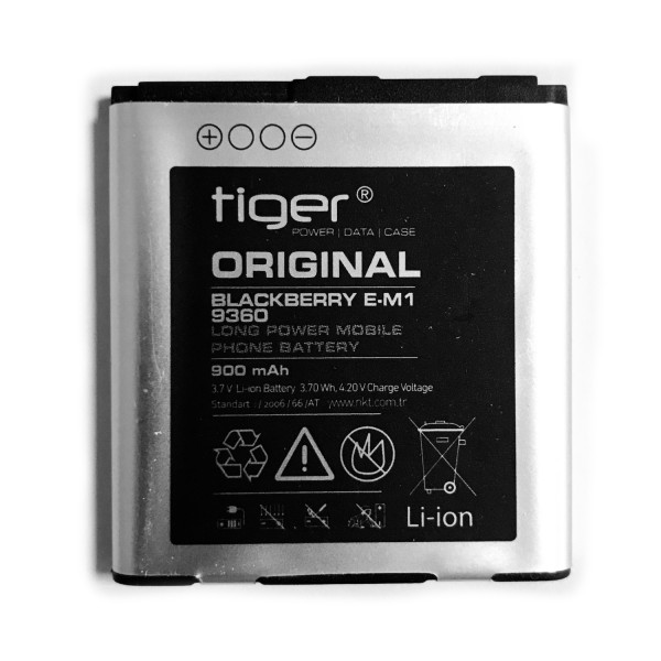 Tiger BlackBerry 9360 E-M1 Batarya 900 mAh…