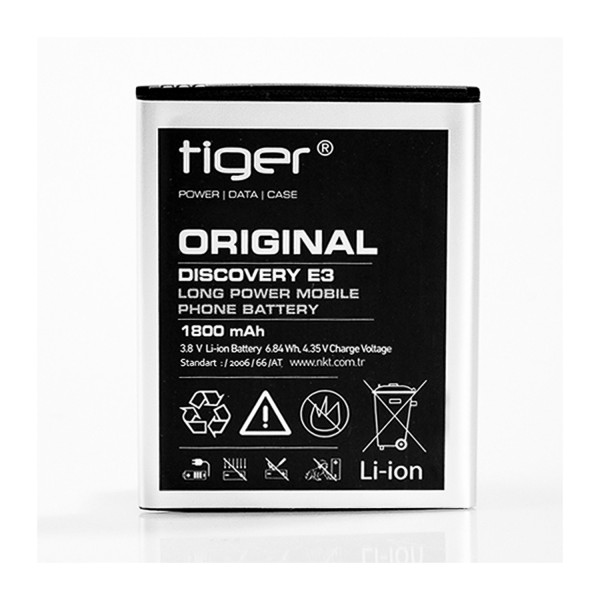 Tiger General Mobile Discovery E3 Batarya 1800 mAh…