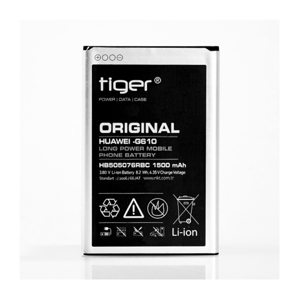Tiger Huawei Ascend G610 HB505076RBC Batarya 1500 mAh