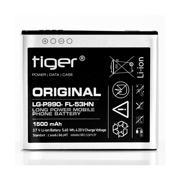 Tiger LG P920 Optimus 3D / P990 FL-53HN Batarya 1500 mAh