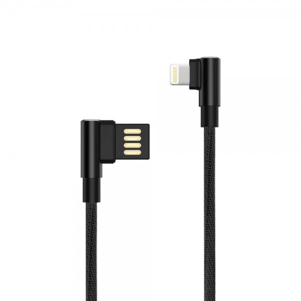 Tiger Lightning Hızlı Şarj ve Data Kablosu 3A Siyah  FT-UCA101…
