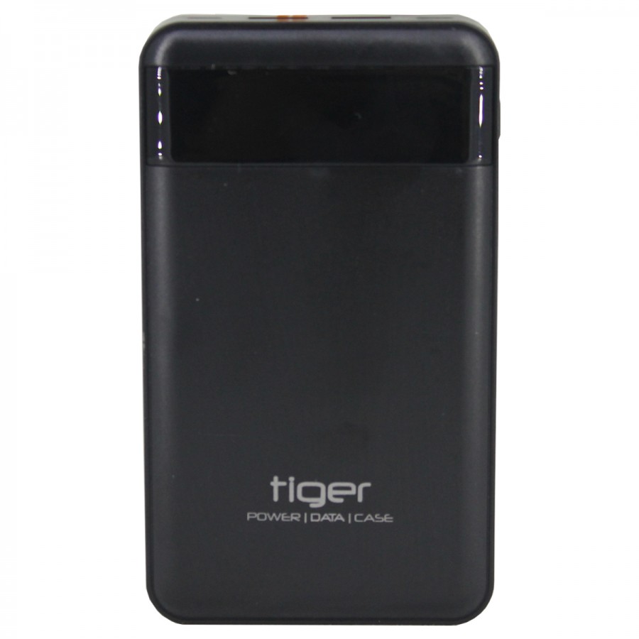 Tiger Powerbank Yedek Batarya Led Ekranlı 13000 mAh S49D Siyah