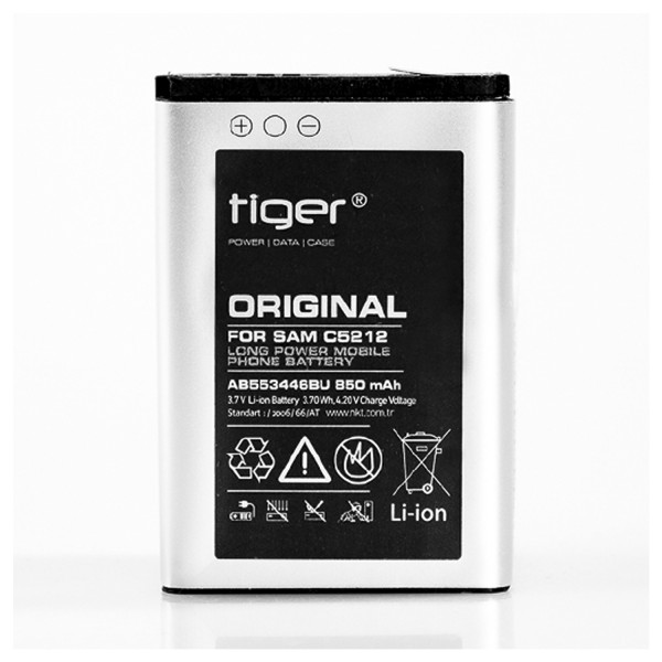 Tiger Samsung C5212-C3300-E2652 AB553446BU Batarya 850 mAh…