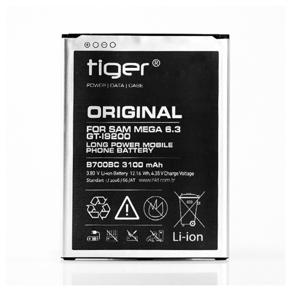 Tiger Samsung Galaxy Mega (I9200) B700BC Batarya 3100 mAh…