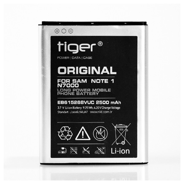Tiger Samsung Galaxy Note 1 (N7000-I9220) EB615268VUC Batarya 2500 mAh…