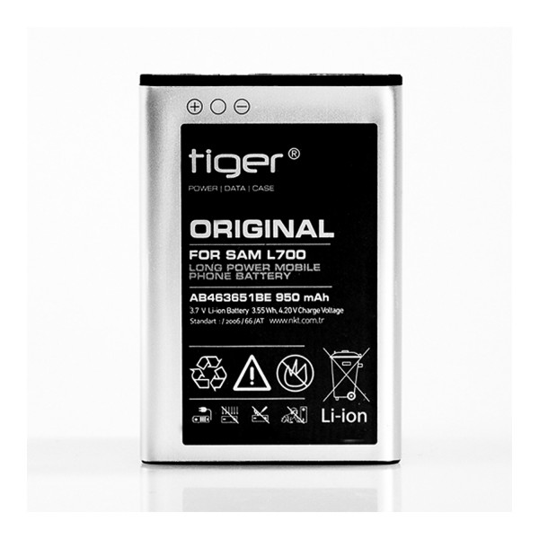 Tiger Samsung L700 / S3650 AB463651BE Batarya 950 mAh…