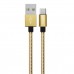 Tiger Type-C 3.0A 1mt Metal Hızlı Şarj USB Kablo TUC-A91