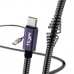 Tiger Type-C 3.0A 1mt Metal Hızlı Şarj USB Kablo TUC-A91