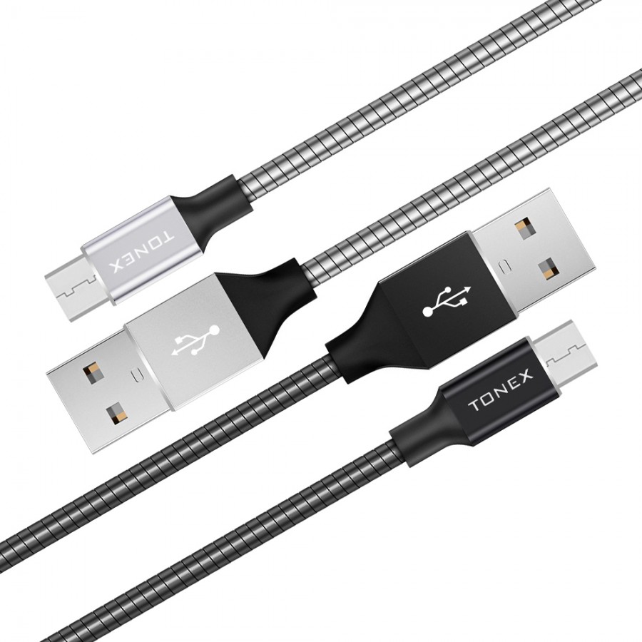 Tonex Titan Serisi Micro USB QC 3.0 3.4A USB Şarj ve Data Kablosu 1mt
