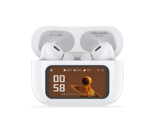 Venandin İKA-10 Led Ekranlı Bluetooth Kulaklık - Beyaz&hellip;