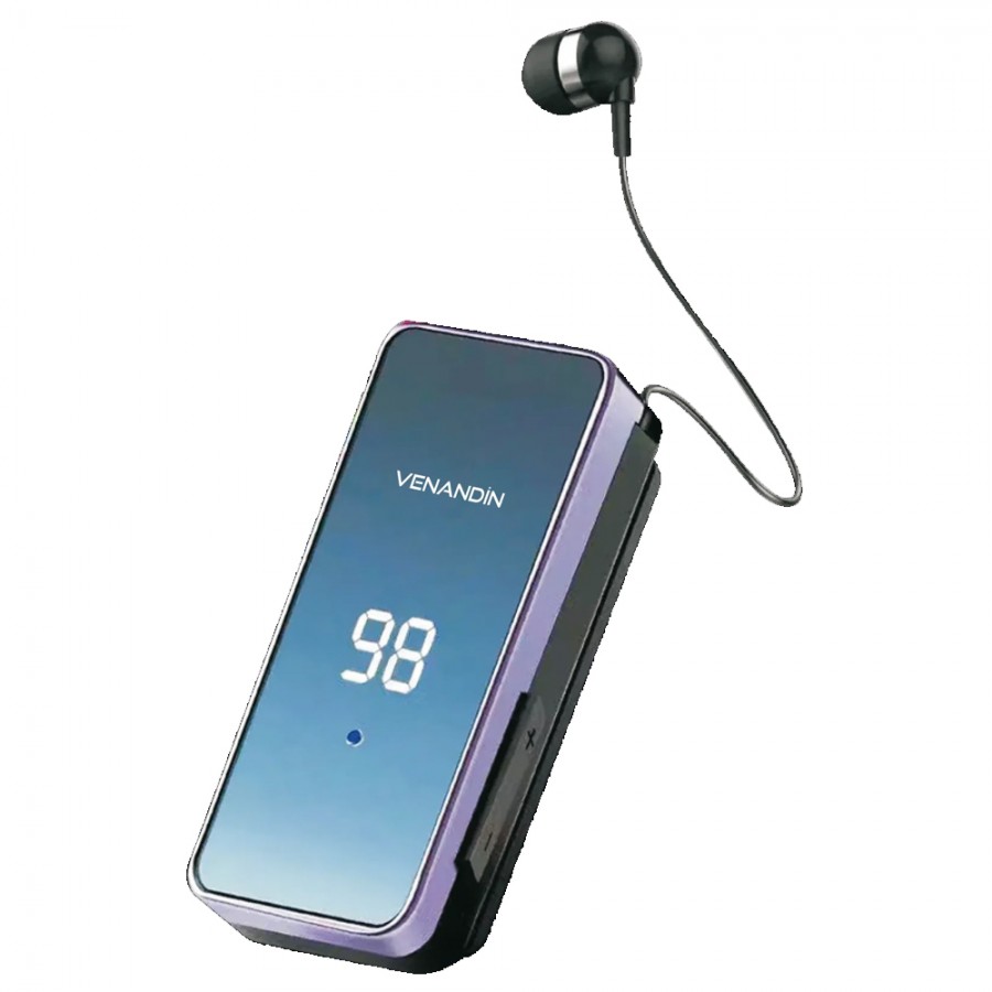 Venandin LX70 Makaralı Yaka Klipsli Ekranlı Bluetooth Kulaklık Venandin LX70 Makaralı Yaka Klipsli Ekranlı Bluetooth Kulaklık