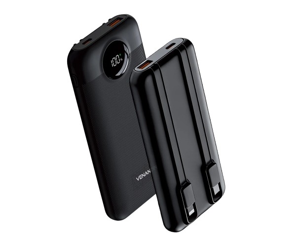 Venandin PWB10D1 10000 mAh 22.5W Sabit Kablolu Powerbank&hellip;