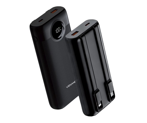 Venandin PWB20D1 20000 mAh 22.5W Sabit Kablolu Powerbank&hellip;