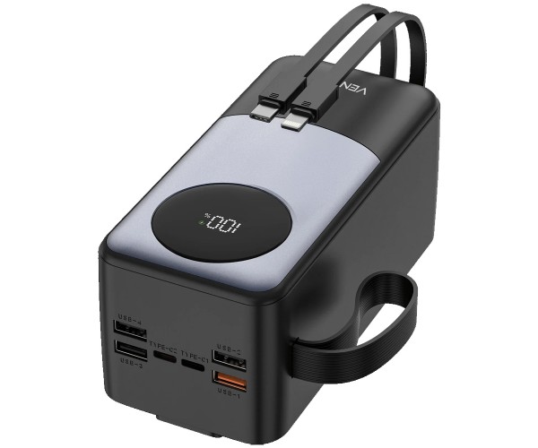 Venandin PWB50A1 50000 mAh 22.5W + 15W Magsafe Kablosuz Powerbank&hellip;