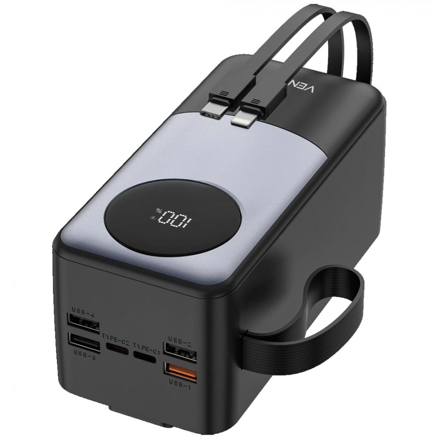 Venandin PWB50A1 50000 mAh 22.5W + 15W Magsafe Kablosuz Powerbank