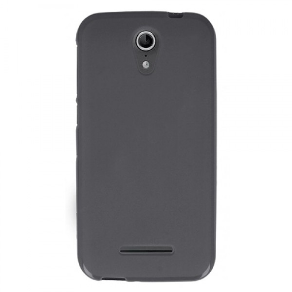 Vodafone Smart 4 Power 985 Kılıf Soft Silikon Şeffaf/Siyah Arka Kap…