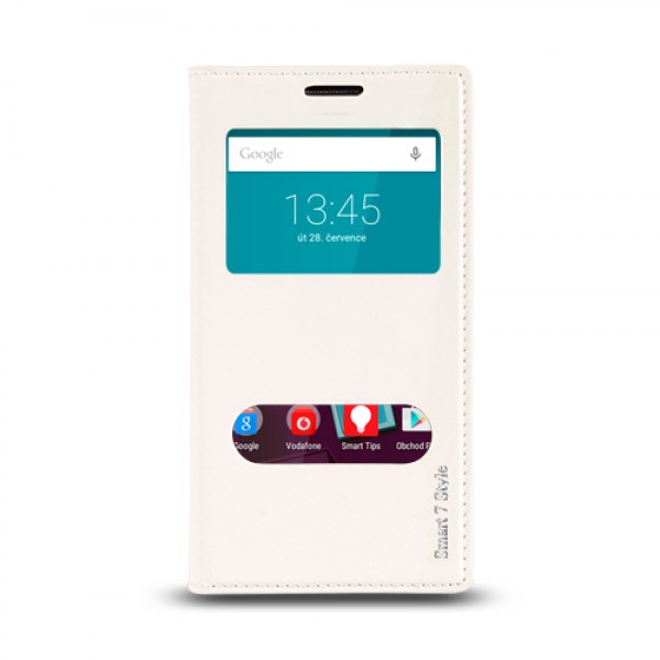 Vodafone Smart 7 Style Gizli Mıknatıslı Pencereli Magnum Kılıf Be…