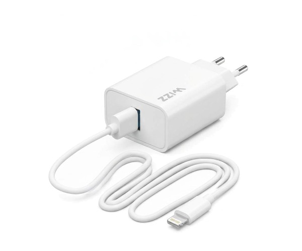 Wizz WS201B-I 2.1A Şarj Aleti + USB-A to Lightning Kablo Set&hellip;