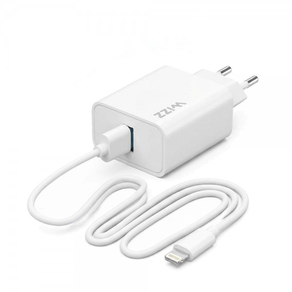Wizz WS201B-I 2.1A Şarj Aleti + USB-A to Lightning Kablo Set&hellip;