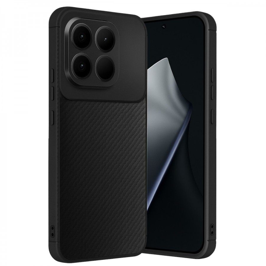Xiaomi 15T Kılıf Focus Carbon Silikon Kapak