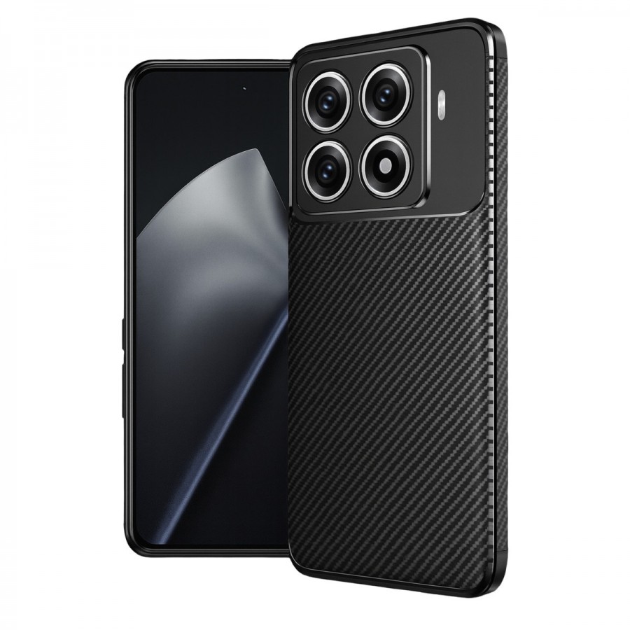 Xiaomi 15T Pro Kılıf Focus Carbon Silikon Kapak