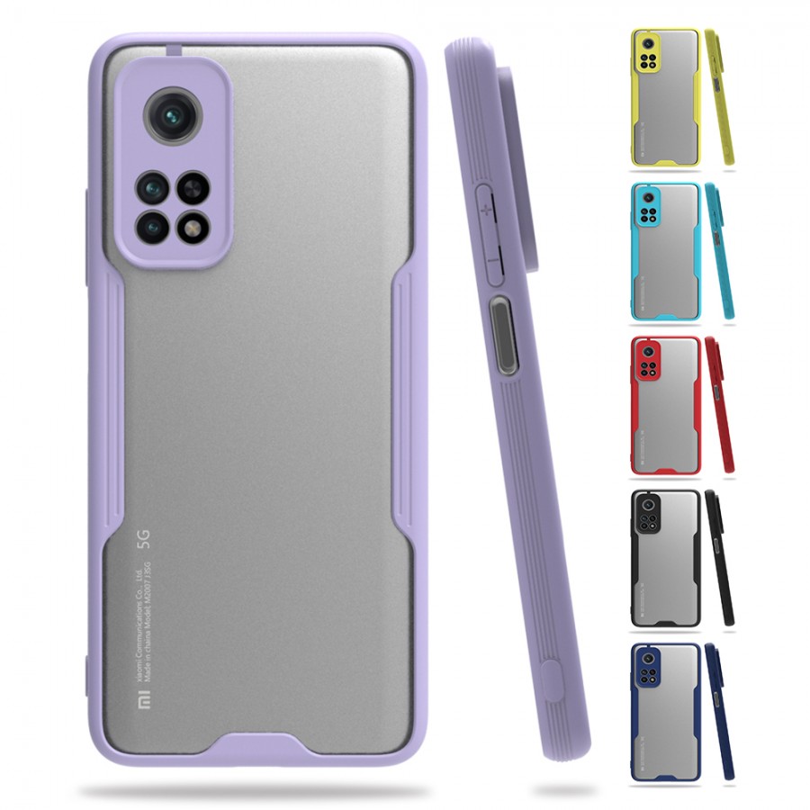 Xiaomi Mi 10T Pro Kılıf Platin Matte Silikon Arka Kapak