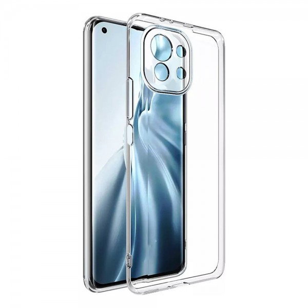 Xiaomi Mi 11 Lite Kılıf Kamera Korumalı Silikon Şeffaf Arka Kapak…