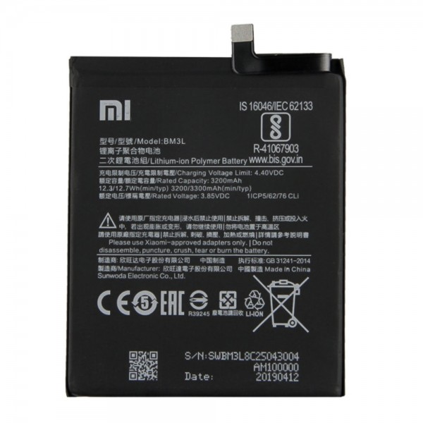 Xiaomi Mi 9 Batarya BM3L 3300 mAh…
