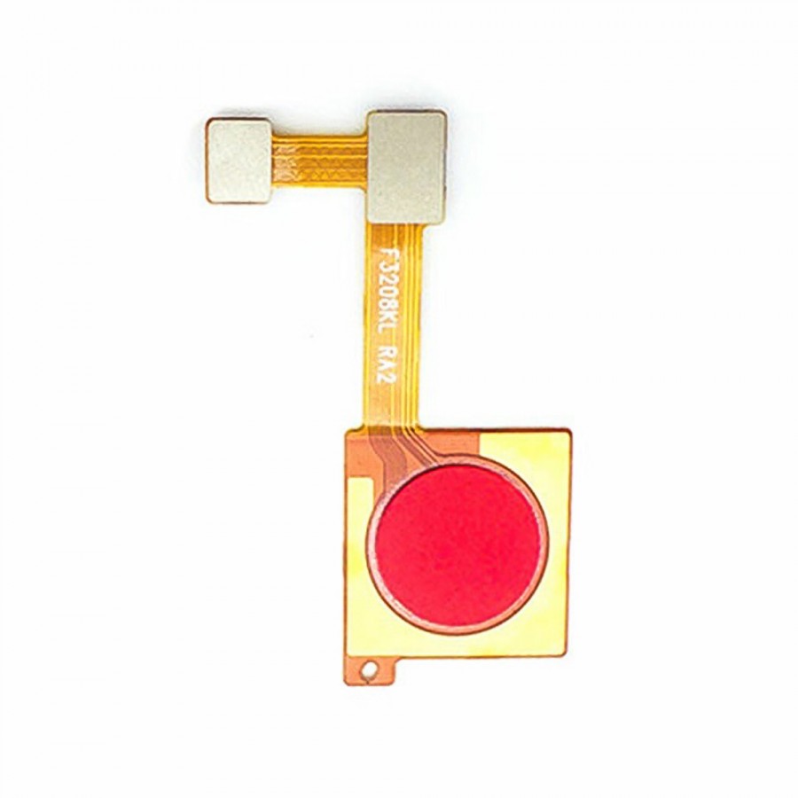Xiaomi Mi A2 / Mi 6X Home Tuş Parmak İzi Okuyucu - Kırmızı