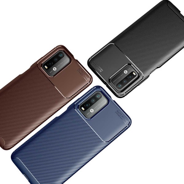 Xiaomi Poco M3 Kılıf Focus Carbon Desen Silikon Arka Kapak…