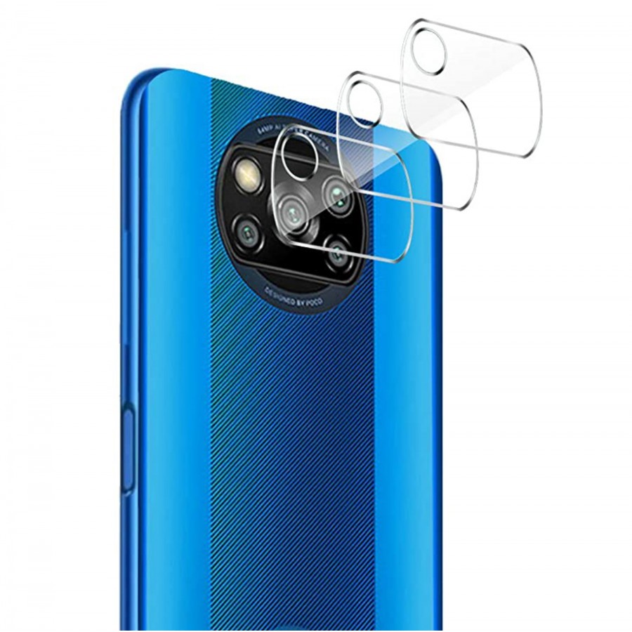 Xiaomi Poco X3 NFC Kamera Lens Koruyucu Nano Cam Şeffaf Tam Kaplama