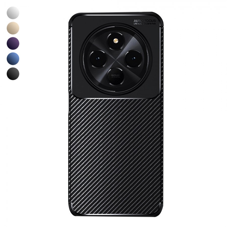 Xiaomi Redmi 14C Kılıf Focus Carbon Silikon Kapak