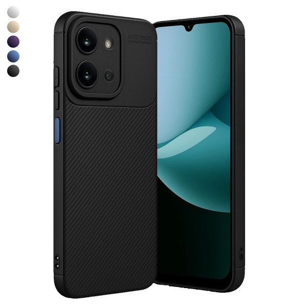 Xiaomi Redmi 15C Kılıf Focus Carbon Silikon Kapak…