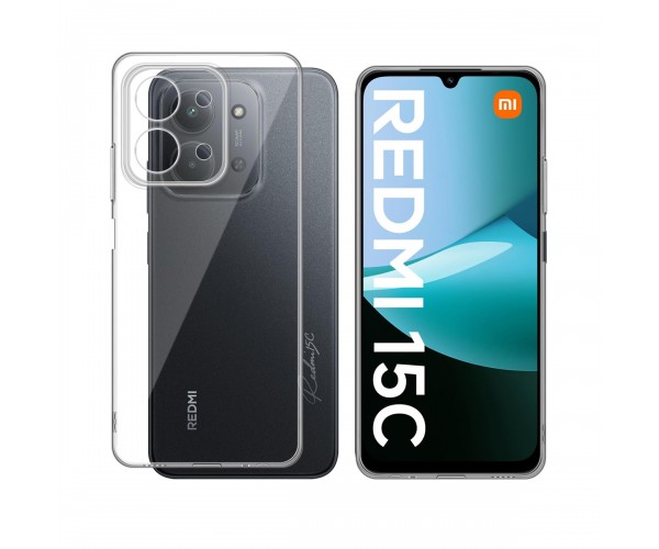 Xiaomi Redmi 15C Kılıf Silikon Şeffaf Kapak…
