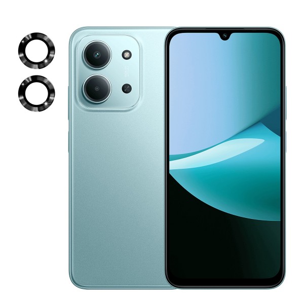Xiaomi Redmi 15C Raze Metal Kamera Lens Koruyucu - Siyah&hellip;