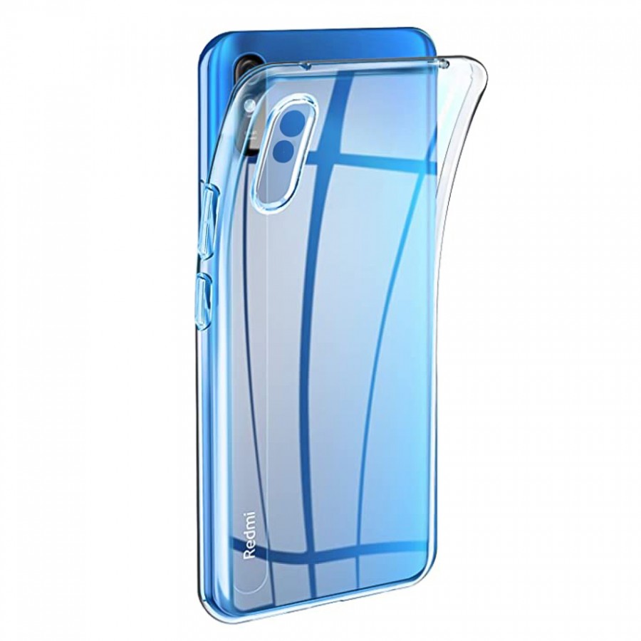 Xiaomi Redmi 9A Kılıf FitCase Toz Koruma Tıpalı Şeffaf Arka Kapak