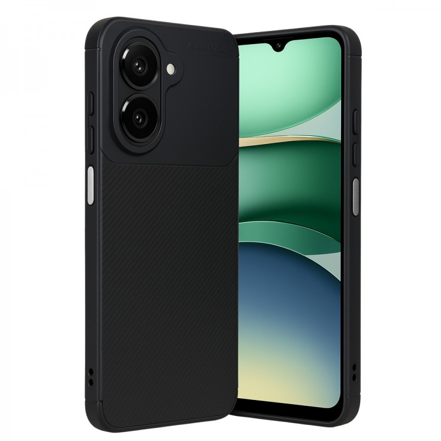Xiaomi Redmi A5 Kılıf Focus Carbon Silikon Kapak Xiaomi Redmi A5 Kılıf Focus Carbon Silikon Kapak