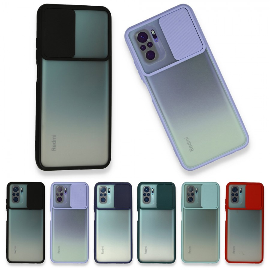 Xiaomi Redmi Note 10 4G Kılıf Palm Kamera Koruma Kapaklı Silikon